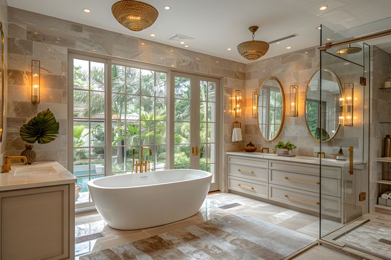 Elegant Bathtub Setup
